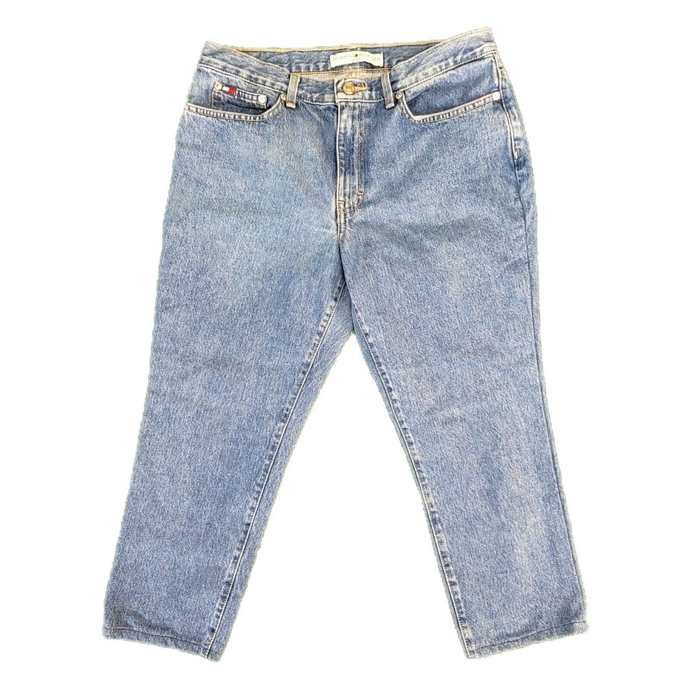 Women’s Vintage Tommy Hilfiger Cropped Boyfriend Jeans Size 8